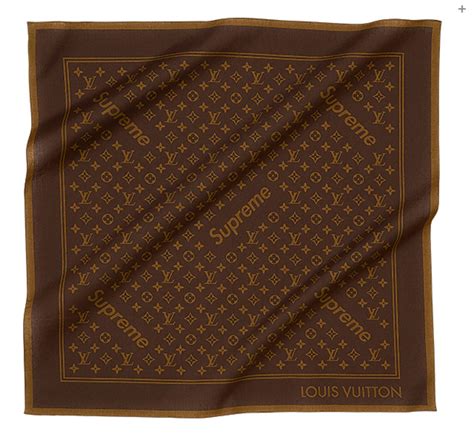 supreme x louis vuitton bandana replica|louis vuitton x supreme.